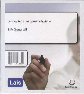 9783943233704: Lernkarten zum Sportfachwirt: 1. Prfungsteil