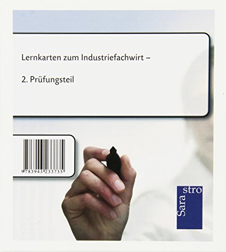 9783943233735: Lernkarten zum Industriefachwirt: 2. Prfungsteil