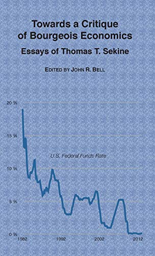 Stock image for Towards a Critique of Bourgeois Economics: Essays of Thomas T. Sekine (1) (Studies in Social Science and Philosophy) for sale by Books Do Furnish A Room