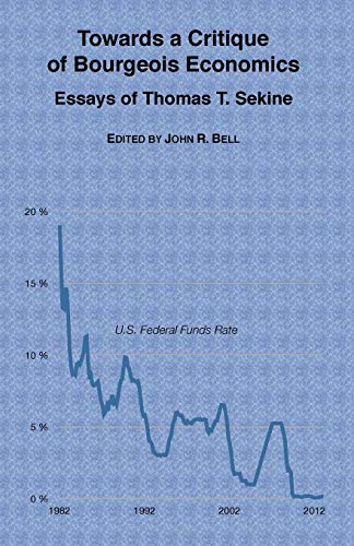 9783943334012: Towards a Critique of Bourgeois Economics: Essays of Thomas T. Sekine