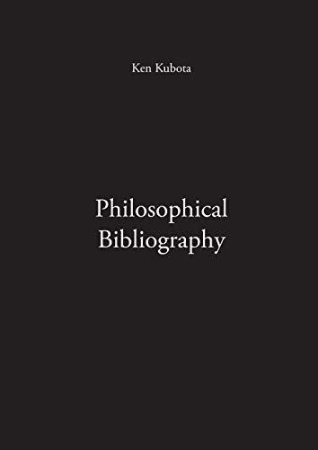 Beispielbild fr Philosophical Bibliography zum Verkauf von Books From California