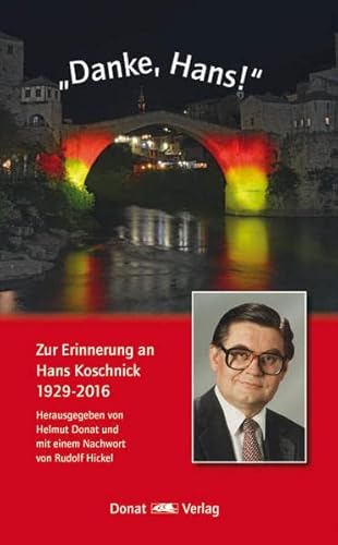Beispielbild fr "Danke, Hans!": Zur Erinnerung an Hans Koschnick 1929-2016 zum Verkauf von medimops