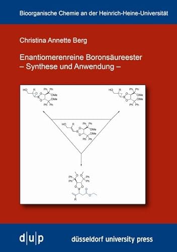 Beispielbild fr Enantiomerenreine Boronsureester Synthese und Anwendung zum Verkauf von Buchpark