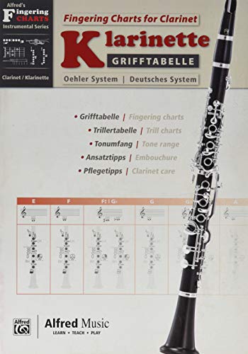 Imagen de archivo de Grifftabelle Klarinette Deutsches System / Fingering Charts Bb-Clarinet Oehler System: Zweisprachige Grifftabelle Fr Die Klarinette In Deutscher Griffweise Mit Trillertabelle, Ansatz- Und Pflegetipps a la venta por Revaluation Books