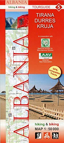 Stock image for Albania hiking &amp; biking 5: Tirana - Durres for sale by Blackwell's