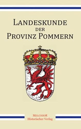 Imagen de archivo de Landeskunde der Provinz Pommern a la venta por medimops