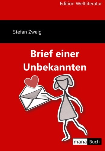 9783944330358: Brief einer Unbekannten (German Edition)