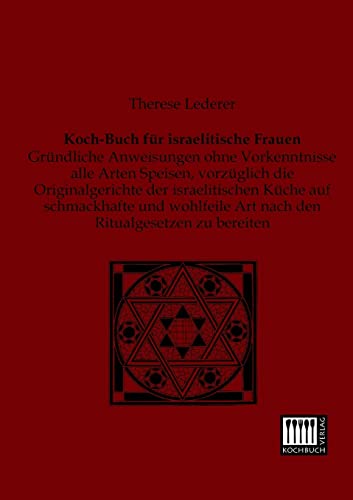Stock image for Koch-Buch fr israelitische Frauen for sale by PBShop.store US