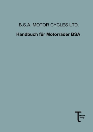 9783944351001: Handbuch fuer Motorraeder BSA
