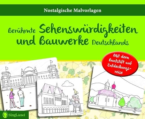 Beispielbild fr Berhmte Sehenswrdigkeiten und Bauwerke Deutschlands: Malvorlagen fr Senioren zum Verkauf von Revaluation Books