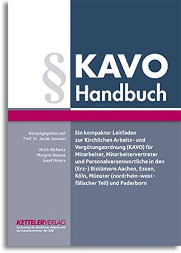 Beispielbild fr KAVO Handbuch -Language: german zum Verkauf von GreatBookPrices