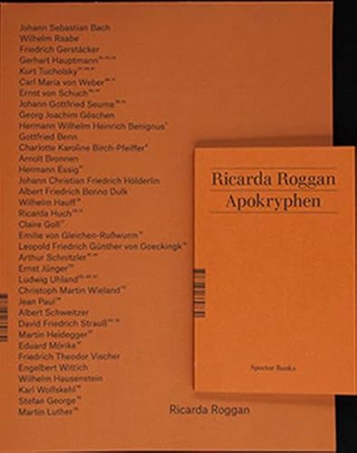Beispielbild fr Ricarda Roggan: Apokryphen zum Verkauf von Blackwell's