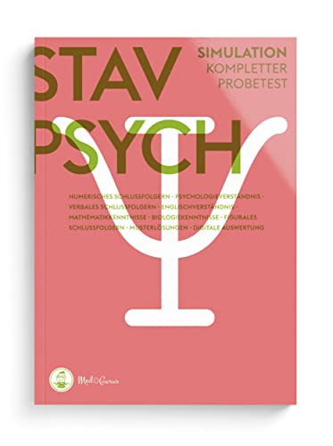 Beispielbild fr STAV-Psych Vorbereitung | Simulation | Kompletter Probetest zur Vorbereitung auf das Studierenden-Auswahlverfahren Psychologie in Deutschland zum Verkauf von medimops