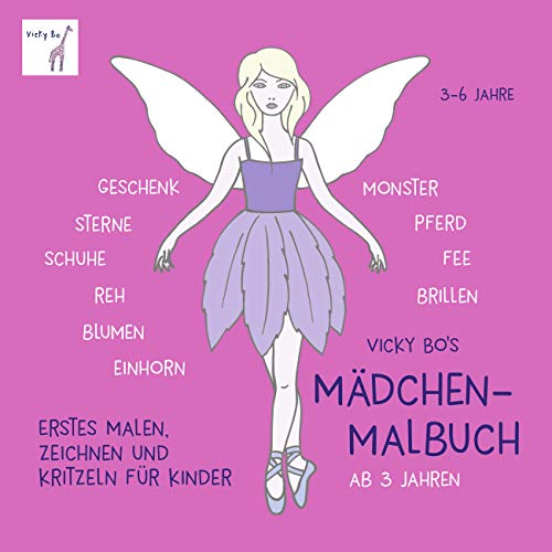 Beispielbild fr Mdchen-Malbuch ab 3 Jahre. Geschenk, Einhorn, Fee zum Verkauf von medimops