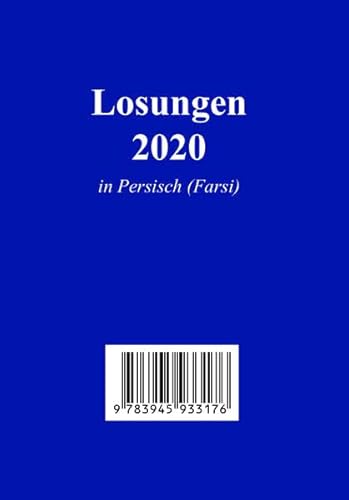 Stock image for Losungen 2020 in Persisch for sale by medimops