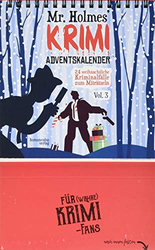 Beispielbild fr Mr. Holmes Krimi-Adventskalender Vol. 3: 24 weihnachtliche Kriminalflle zum Mitrtseln zum Verkauf von medimops