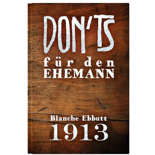 Stock image for Don'ts fr den Ehemann -Language: german for sale by GreatBookPrices