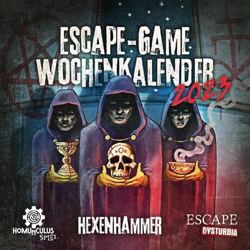 9783946120834: Escape-Game-Wochenkalender 2023: Hexenhammer: Der Tischkalender mit spannenden Rtseln fr jede Woche im Jahr