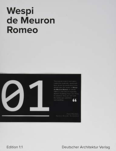 Stock image for Wespi De Meuron Romeo for sale by Blackwell's