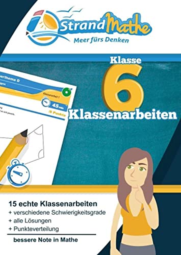 Stock image for Mathematik Klassenarbeitstrainer Klasse 6 - StrandMathe -Language: german for sale by GreatBookPrices