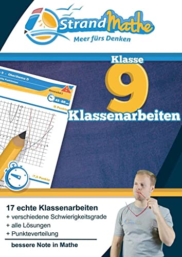 Stock image for Mathematik Klassenarbeitstrainer Klasse 9 - StrandMathe -Language: german for sale by GreatBookPrices