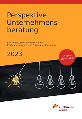 Stock image for Perspektive Unternehmensberatung 2023: Case Studies, Branchenberblick und Erfahrungsberichte zum Einstieg ins Consulting (e-fellows.net-Wissen) for sale by medimops