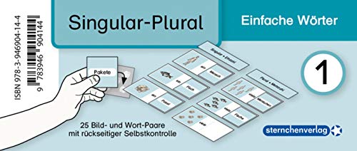 9783946904144: Meine Grammatikdose 1 - Singular-Plural - Einfache Wrter: 25 Bild- und Wort-Paare mit rckseitiger Selbstkontrolle in der Box