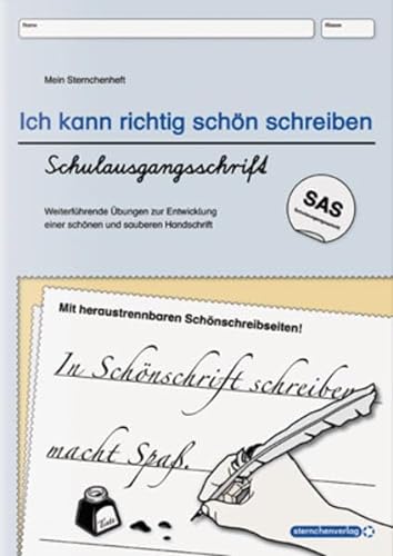 Stock image for Ich kann richtig schn schreiben - Schulausgangsschrift SAS -Language: german for sale by GreatBookPrices