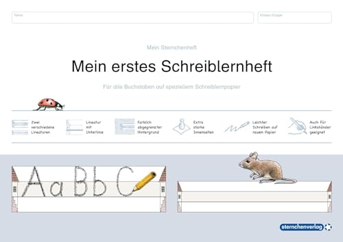 Stock image for Mein erstes Schreiblernheft. Fr alle Buchstaben auf speziellem Schreiblernpapier for sale by GreatBookPrices