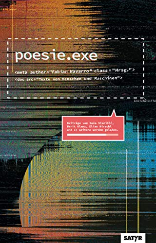 9783947106622: poesie.exe: Texte von Menschen und Maschinen
