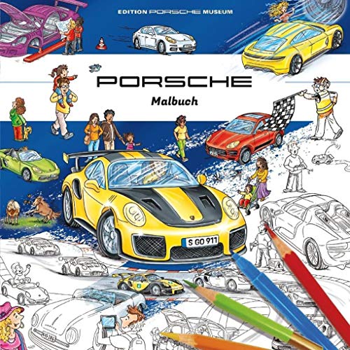 9783947188666: Porsche Malbuch fr Kinder: ab 3 Jahre