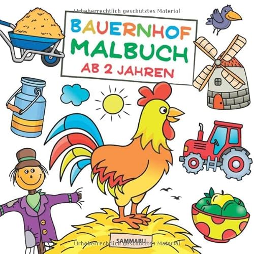 Stock image for Bauernhof-Malbuch ab 2 Jahren (German Edition) for sale by Books Unplugged