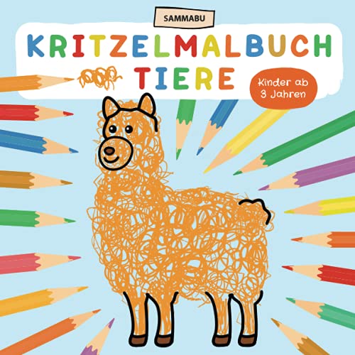 Stock image for Kritzelmalbuch Tiere: Ein tierisch kreatives Mal- und Kritzelbuch fr Kinder ab 3 Jahren (German Edition) for sale by GF Books, Inc.