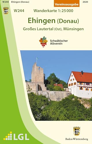 Beispielbild fr Ehingen (Donau) - Groes Lautertal (Ost), Mnsingen. Wanderkarte 1:25.000 zum Verkauf von Blackwell's