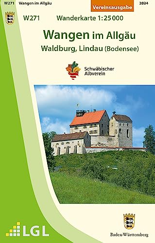 Beispielbild fr W271 Wangen im Allgu - Waldburg, Lindau (Bodensee): Wanderkarte 1:25.000 (Wanderkarten 1:25 000) zum Verkauf von medimops