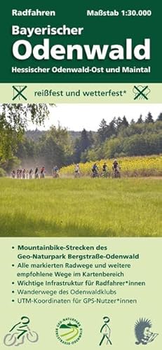 Stock image for Radfahren, Bayerischer Odenwald / Hessischer Odenwald-Ost und Maintal 1:30.000 for sale by Blackwell's