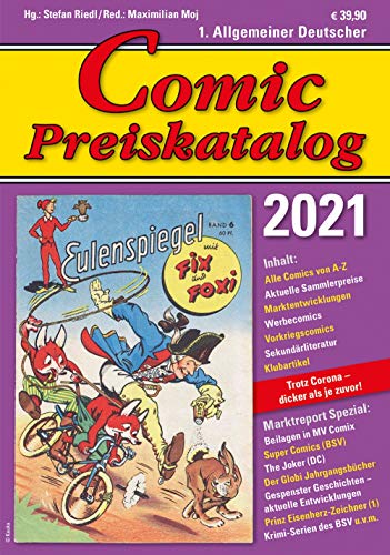 Comic-Preiskatalog 2021 Hardcover Neu ab sofort im Versand Laden erhältlich 