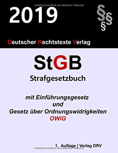Stock image for Strafgesetzbuch: mit Einfhrungsgesetz und Ordnungswidrigkeiten-Gesetz (German Edition) for sale by California Books