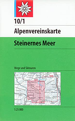 Beispielbild fr Steinernes Meer: Wegmarkierungen und Skirouten - Topographische Karte 1:25.000: Wege und Ski (Alpenvereinskarten) zum Verkauf von medimops
