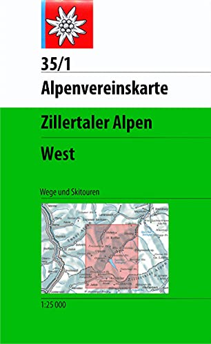 Beispielbild fr Zillertaler Alpen West zum Verkauf von Blackwell's