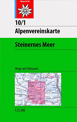 9783948256418: Steinernes Meer walk+ski (10/1): Wegmarkierungen und Skirouten - Topographische Karte 1:25.000 (Alpenvereinskarte)