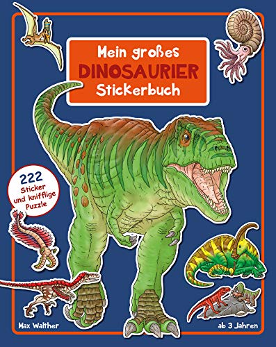 9783948638184: Dinosaurier Stickerbuch: Ab 3 Jahren
