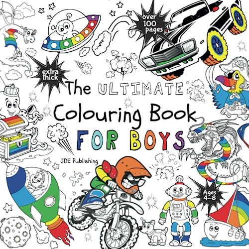 Stock image for The Ultimate Colouring Book for Boys (The Ultimate Books Series) for sale by ThriftBooks-Dallas