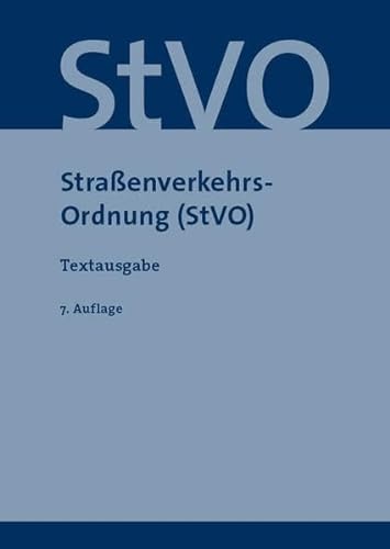 Beispielbild fr Straenverkehrs-Ordnung (StVO) -Language: german zum Verkauf von GreatBookPrices