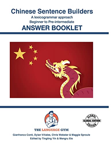 Stock image for CHINESE SENTENCE BUILDERS - B to Pre - ANSWER BOOK for sale by PBShop.store US