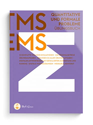 Beispielbild fr MedGurus TMS & EMS Vorbereitung 2024 Quantitative und formale Probleme - bungsbuch zur Vorbereitung auf den Medizinertest zum Verkauf von rebuy recommerce GmbH