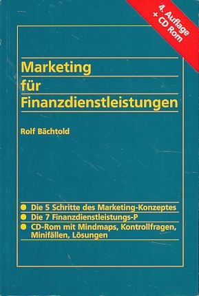 9783952196700: Marketing fr Finanzdienstleistungen - Bchtold, Rolf