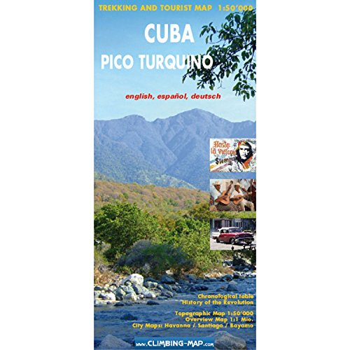 9783952329443: Cuba, Pico Turquino Climbing and Trekking Map: City Plans of Havana. Santiago De Cuba & Bayamo