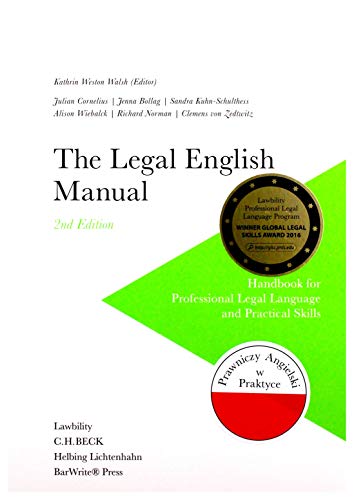 Stock image for The Legal English Manual [KSILtKA] for sale by ThriftBooks-Dallas