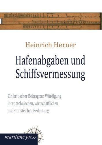 Stock image for Hafenabgaben Und Schiffsvermessung for sale by Ria Christie Collections